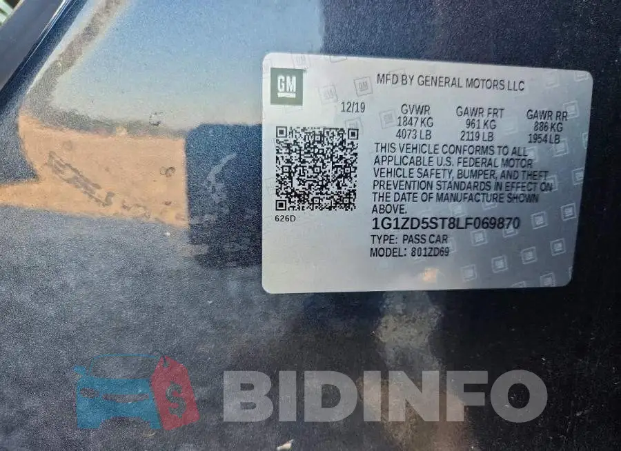 1G1ZD5ST8LF069870 Photo# 12