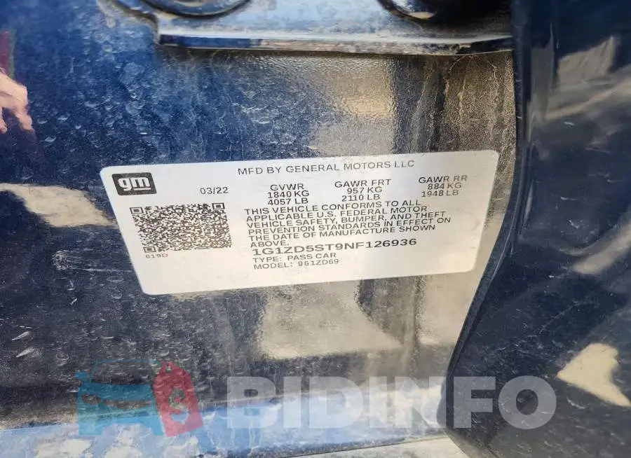 1G1ZD5ST9NF126936 Photo# 10
