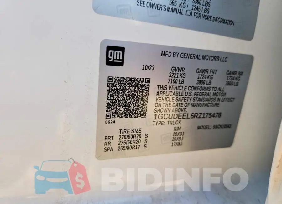 1GCUDEEL6RZ175478 Photo# 12