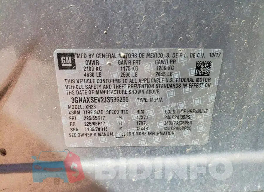 3GNAXSEV2JS536255 Photo# 12