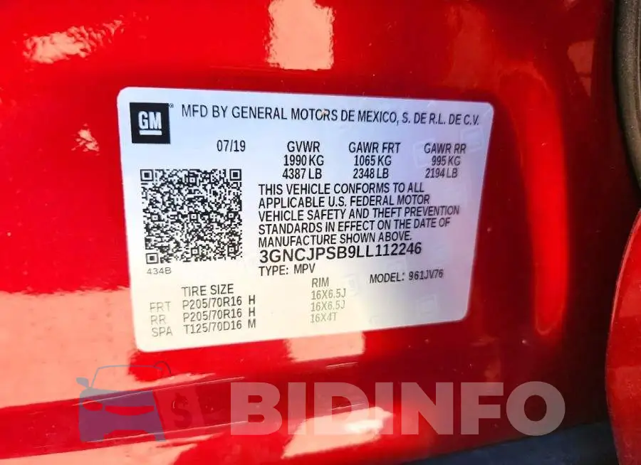 3GNCJPSB9LL112246 Photo# 13