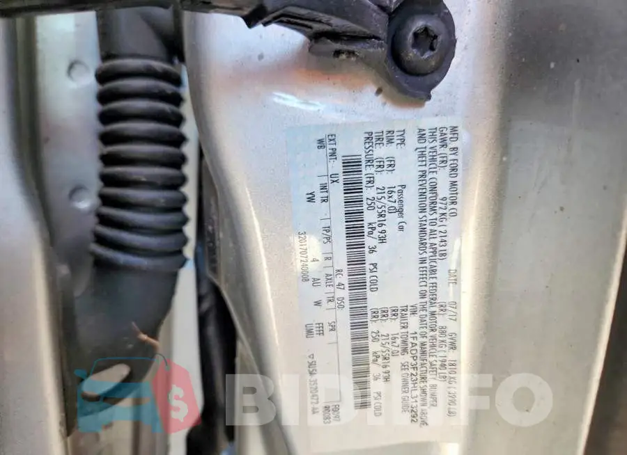 1FADP3F23HL313292 Photo# 12