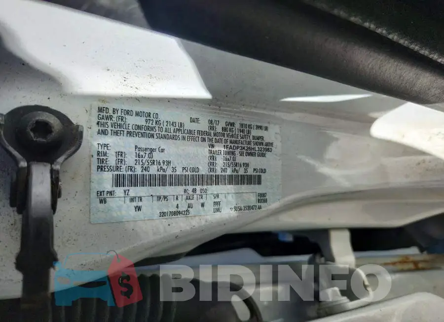 1FADP3K26HL323983 Photo# 12