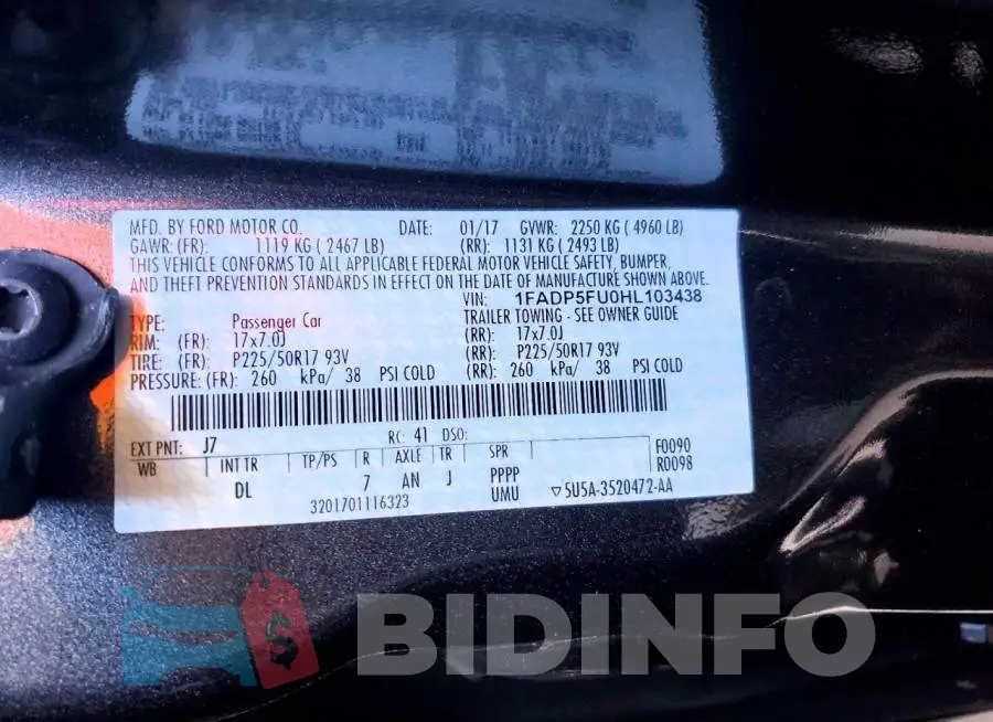 1FADP5FU0HL103438 Photo# 13