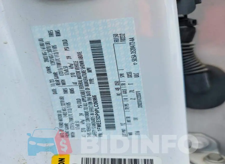 1FMEE5DP9PLC06966 Photo# 12