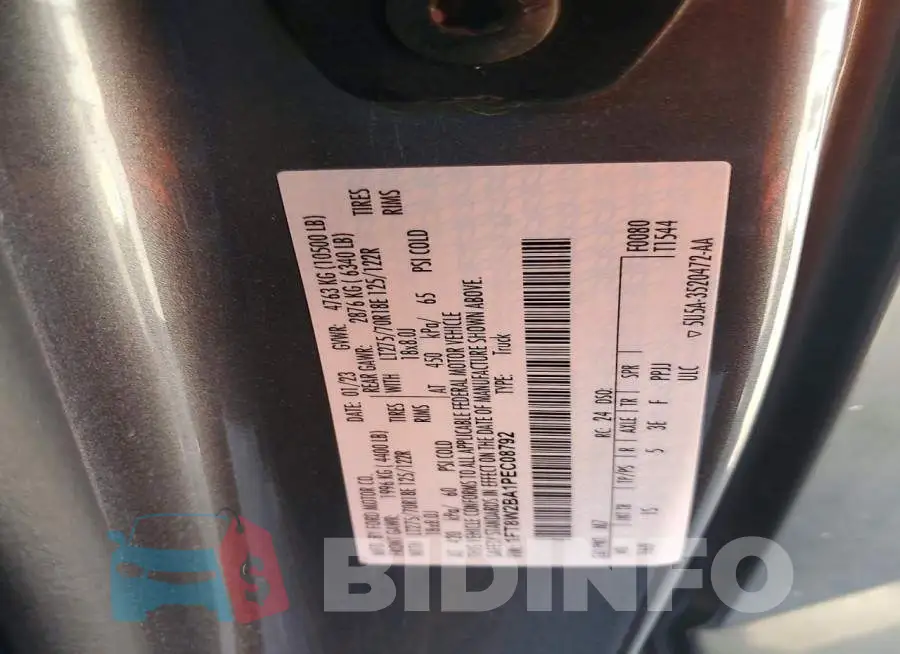 1FT8W2BA1PEC08792 Photo# 12