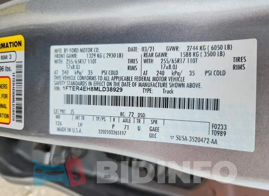 1FTER4EH8MLD38929 Photo# 12