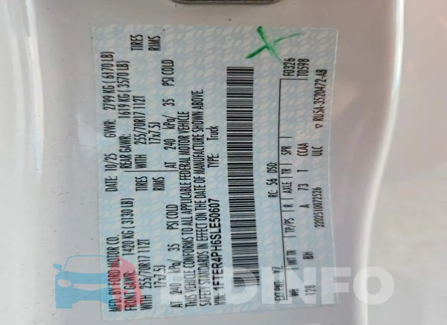 1FTER4PH6SLE50607 Photo# 13