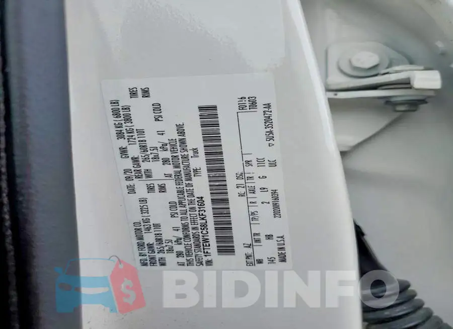 1FTEW1C58LKF31604 Photo# 12