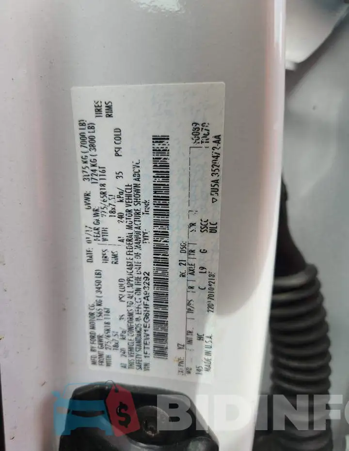 1FTEW1EG6HFA93292 Photo# 12