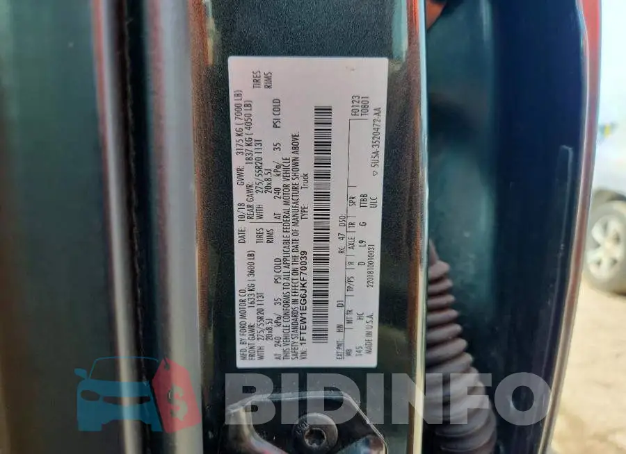 1FTEW1EG6JKF70039 Photo# 12