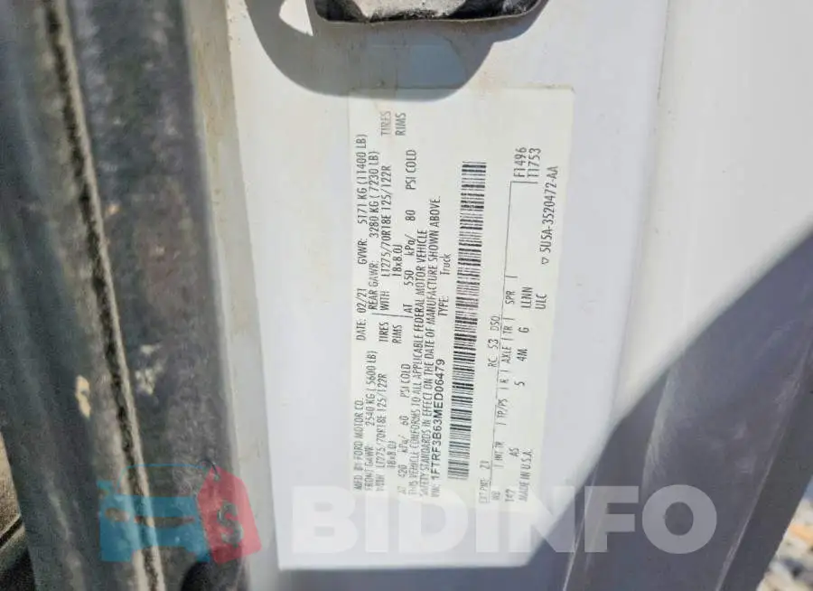 1FTRF3B63MED06479 Photo# 12