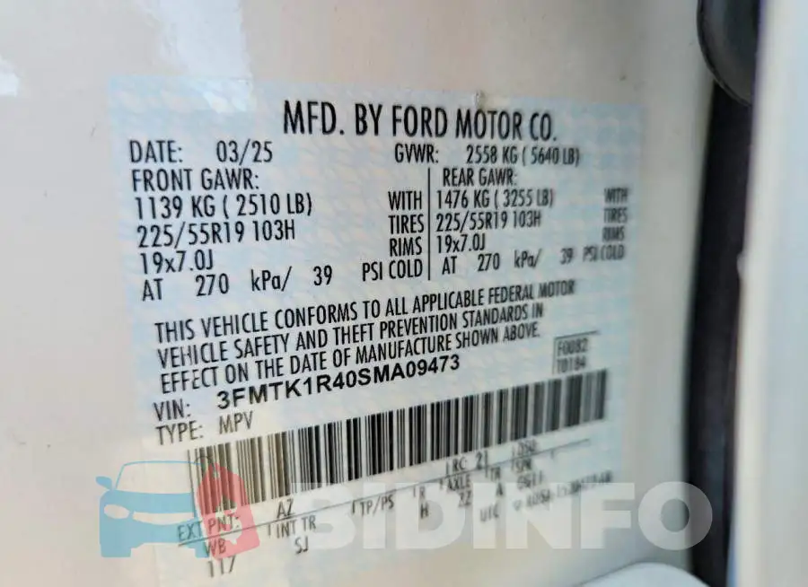 3FMTK1R40SMA09473 Photo# 13