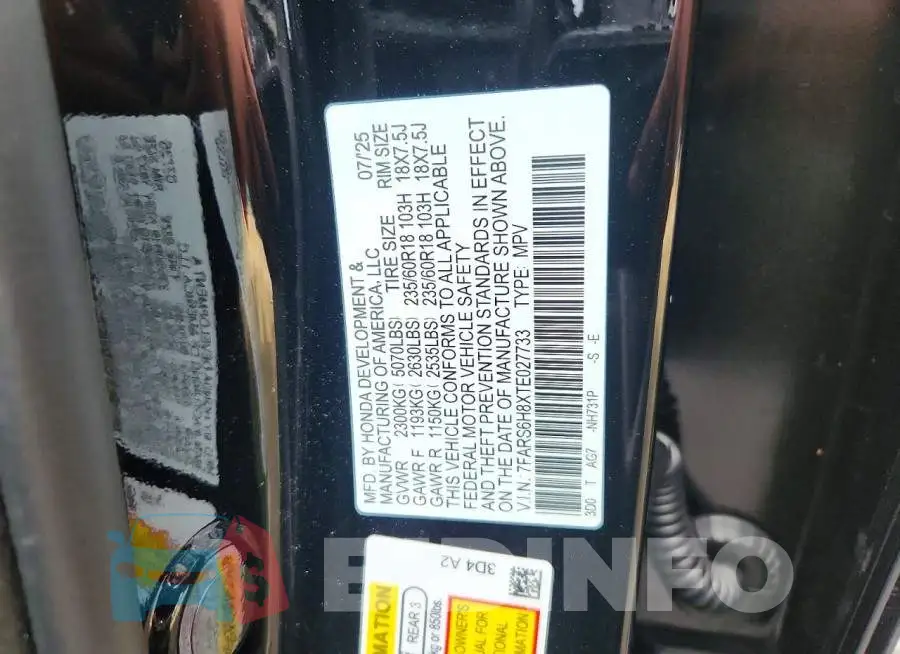 7FARS6H8XTE027733 Photo# 13