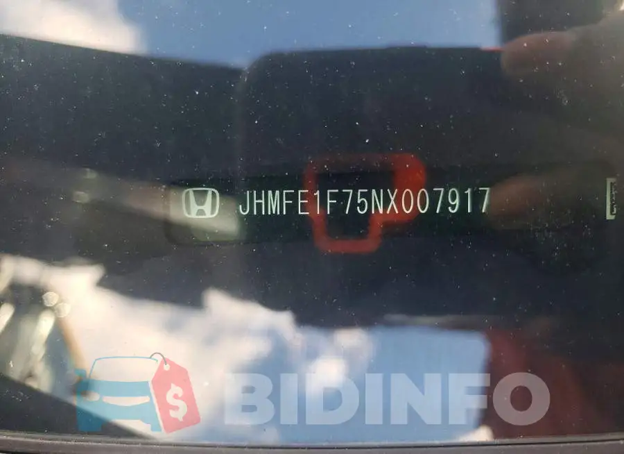 JHMFE1F75NX007917 Photo# 12