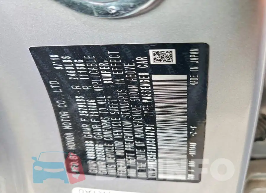 JHMZC5F1XJC018791 Photo# 12