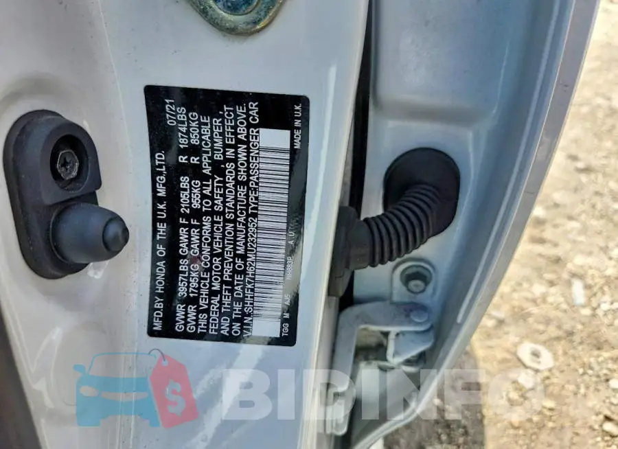 SHHFK7H62MU232952 Photo# 12