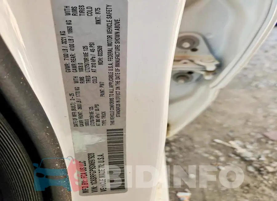 1C6SRFGP9SN697928 Photo# 13