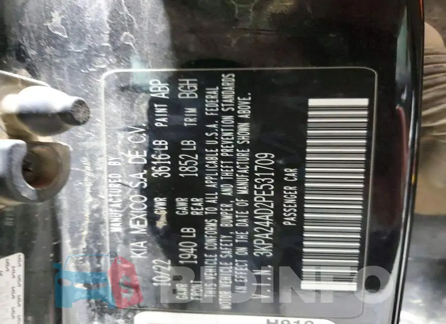 3KPA24AD2PE531709 Photo# 12