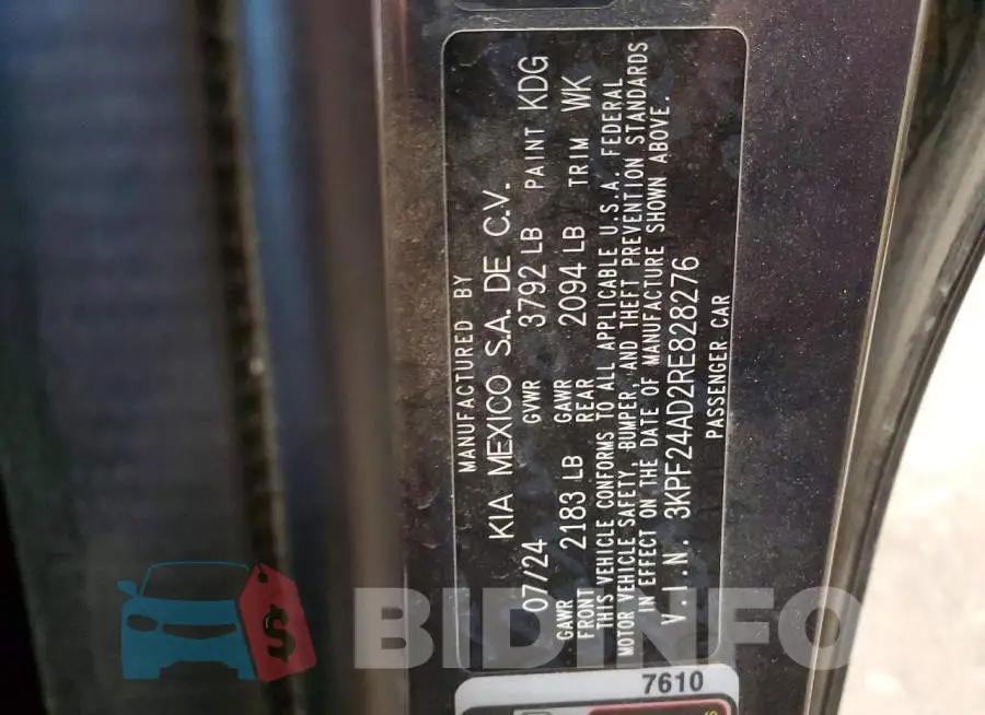 3KPF24AD2RE828276 Photo# 13
