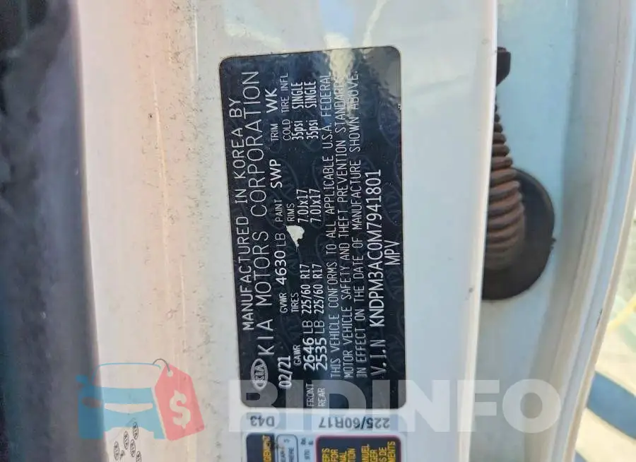 KNDPM3AC0M7941801 Photo# 13