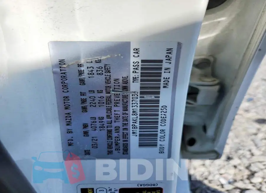 JM1BPAKL8M1337033 Photo# 12