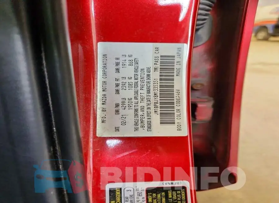 JM1BPBJY8M1335351 Photo# 12