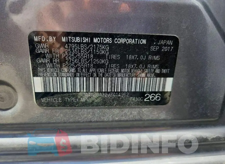 JA4AD3A32JZ014962 Photo# 13