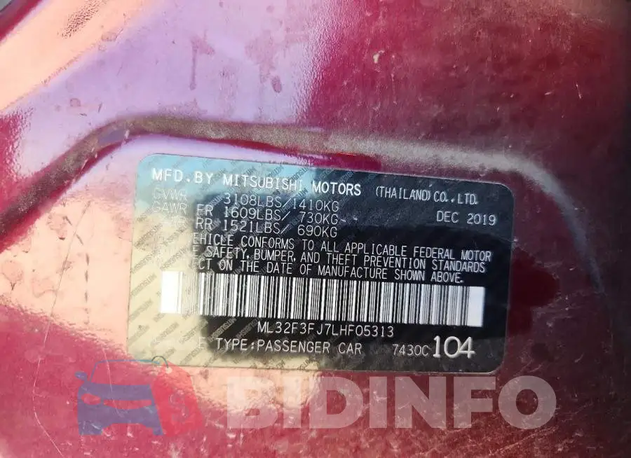 ML32F3FJ7LHF05313 Photo# 13