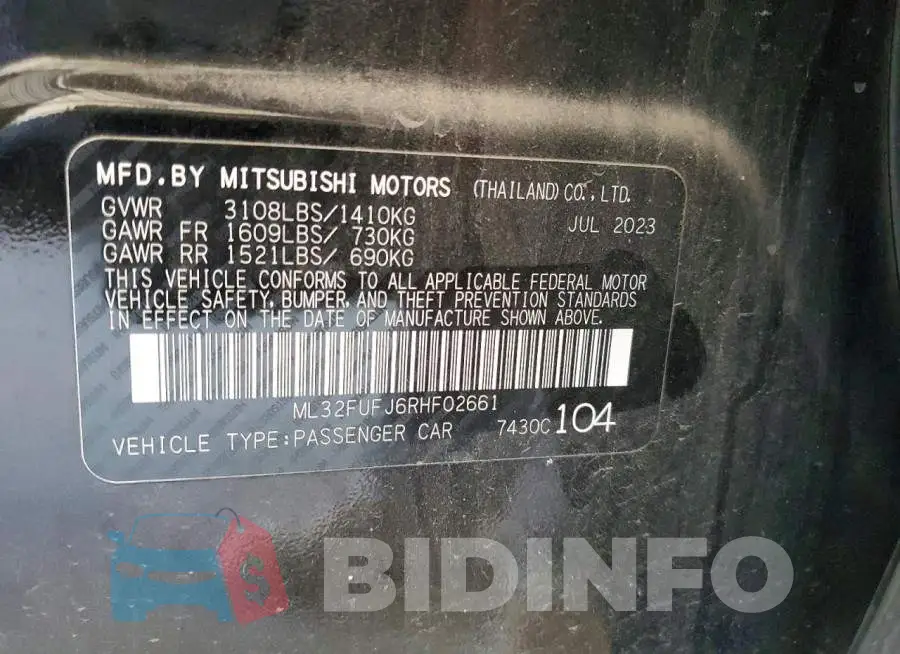 ML32FUFJ6RHF02661 Photo# 12