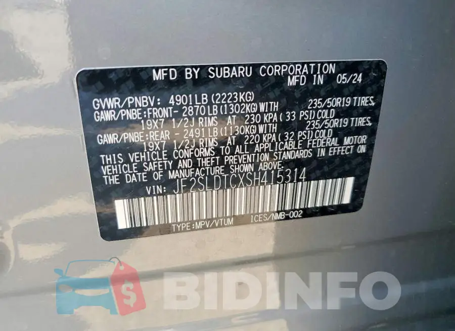 JF2SLDTCXSH415314 Photo# 13