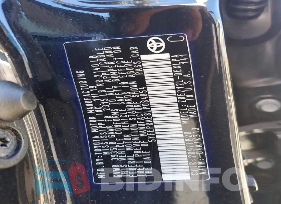 5YFEPRAE8LP084854 Photo# 12