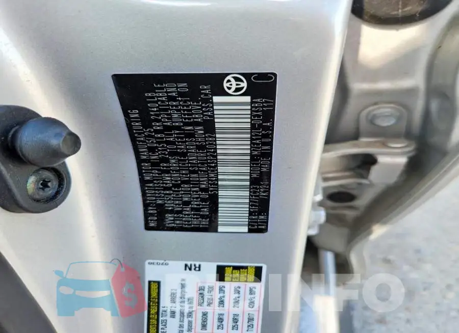 5YFS4MCE4SP240382 Photo# 12