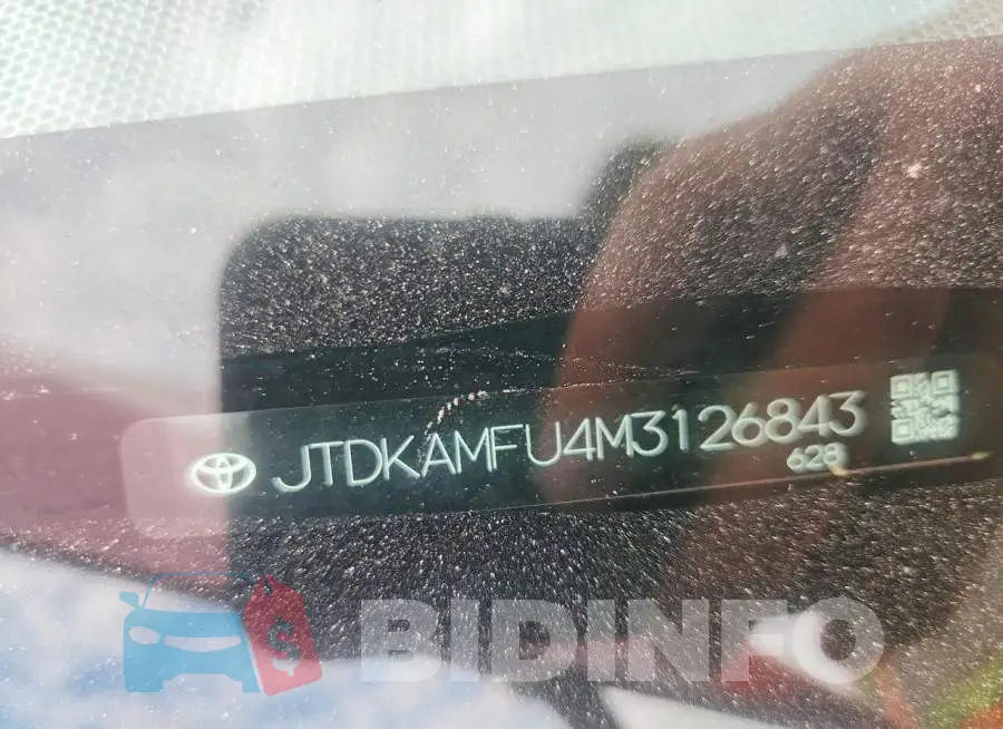 JTDKAMFU4M3126843 Photo# 13