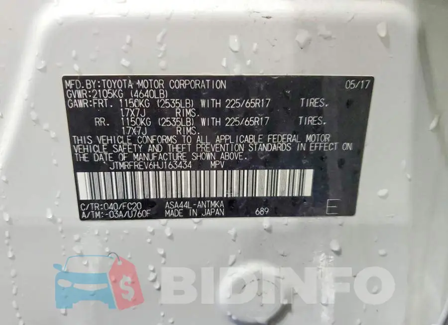 JTMRFREV6HJ163434 Photo# 12
