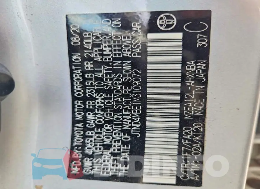 JTND4MBE1M3109072 Photo# 13