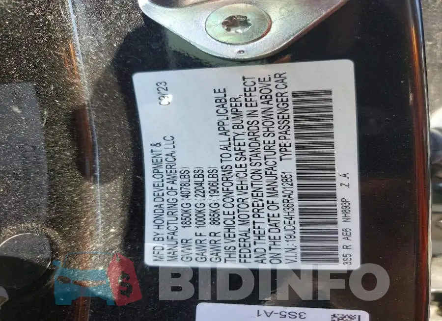 19UDE4H36RA012851 Photo# 13
