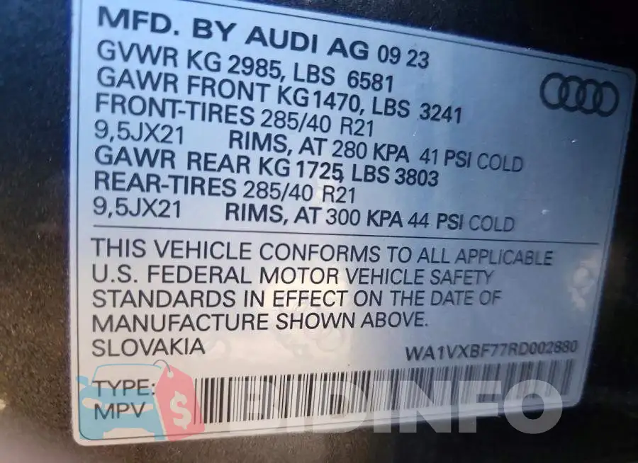 WA1VXBF77RD002880 Photo# 14