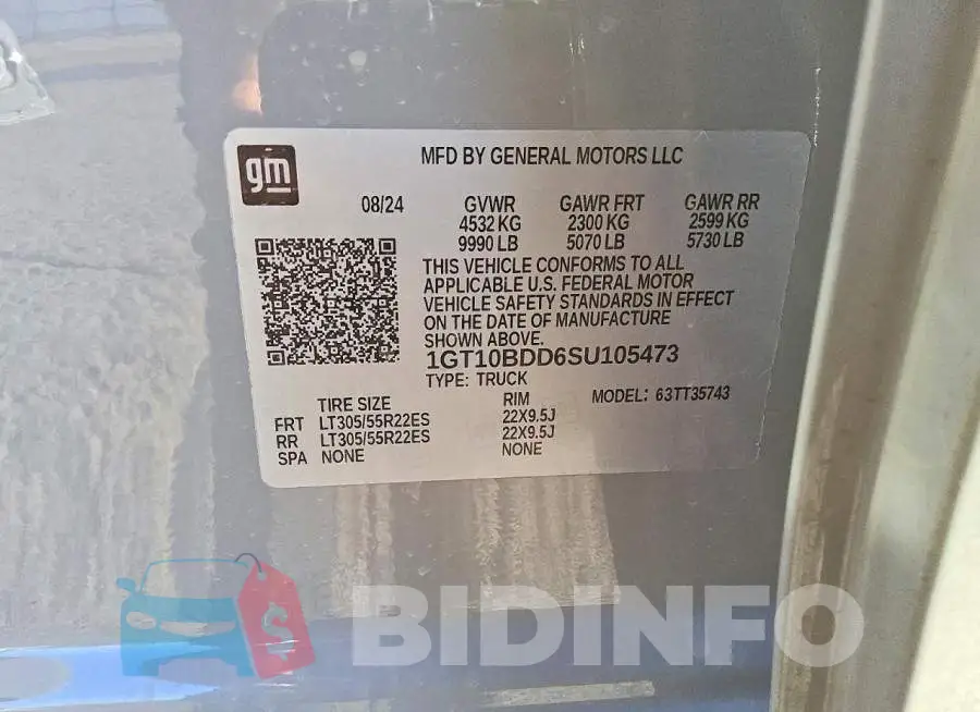 1GT10BDD6SU105473 Photo# 12