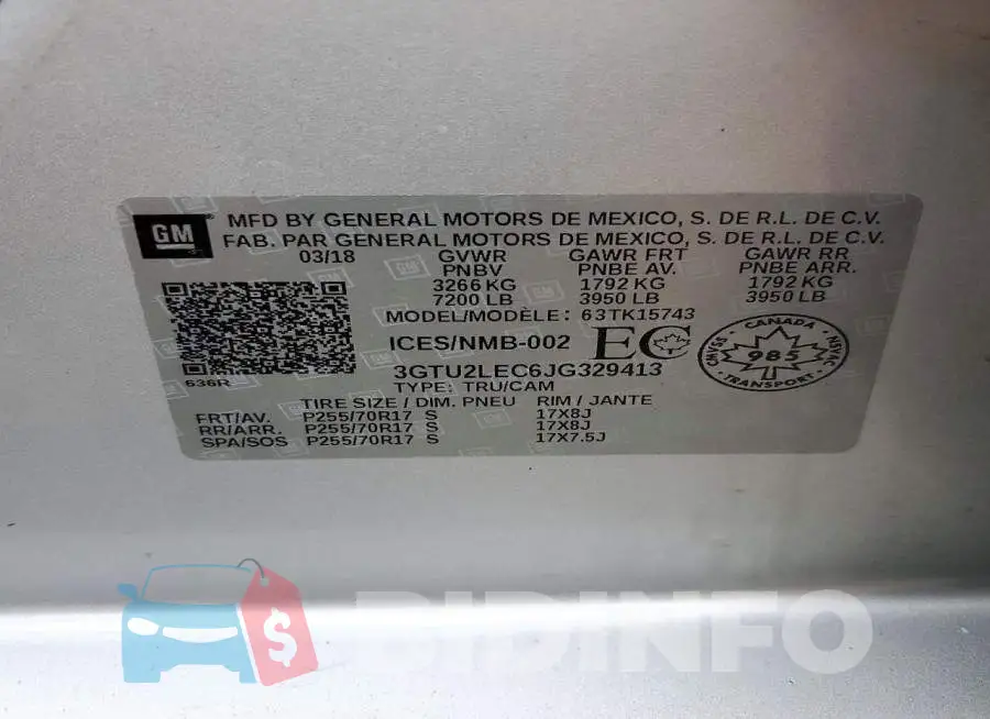 3GTU2LEC6JG329413 Photo# 12