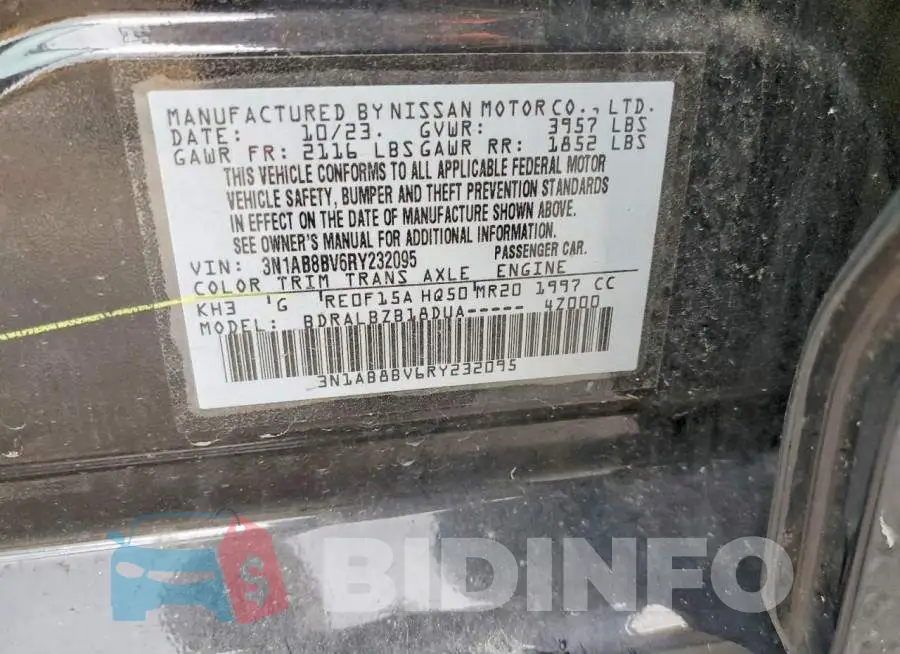 3N1AB8BV6RY232095 Photo# 12