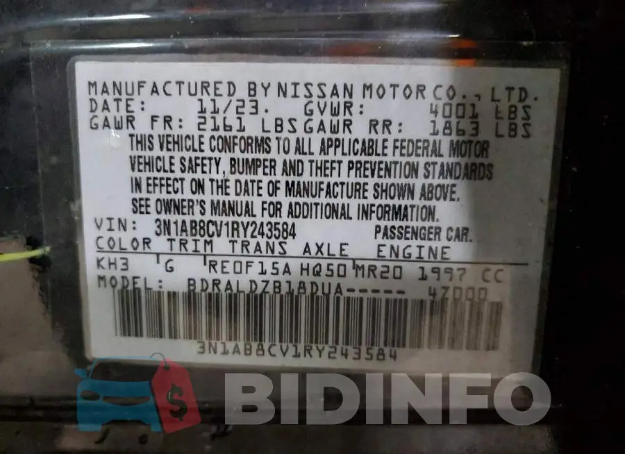 3N1AB8CV1RY243584 Photo# 12