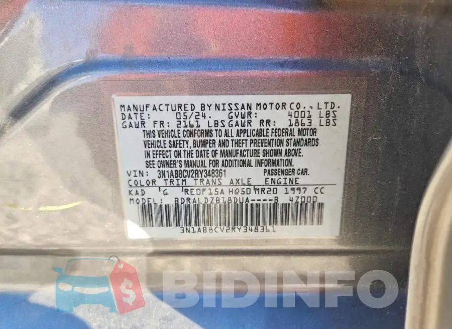 3N1AB8CV2RY348361 Photo# 12