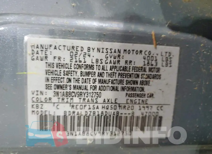 3N1AB8CV9RY312750 Photo# 12