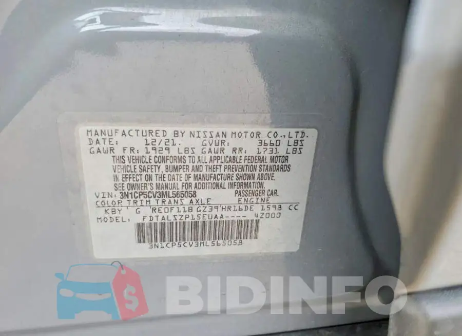 3N1CP5CV3ML565058 Photo# 12