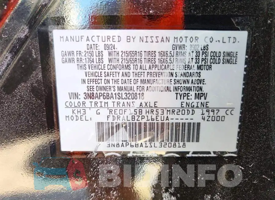 3N8AP6BA1SL320818 Photo# 13
