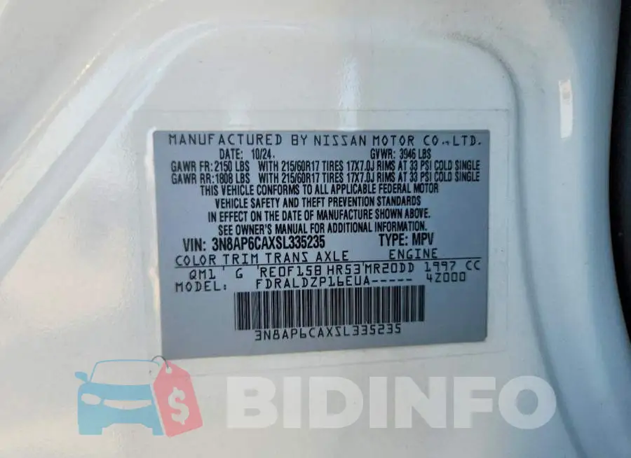 3N8AP6CAXSL335235 Photo# 14