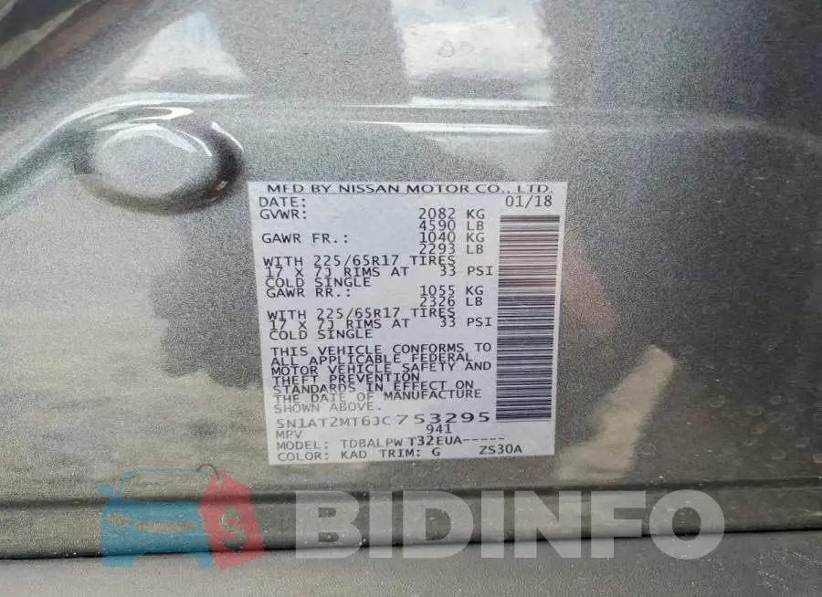5N1AT2MT6JC753295 Photo# 13