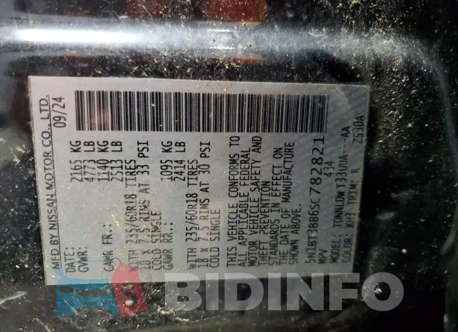 5N1BT3BB6SC782821 Photo# 13