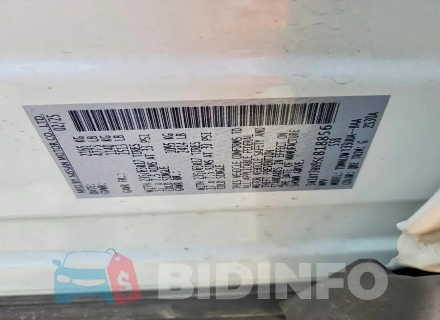 5N1BT3BB9SC818856 Photo# 13